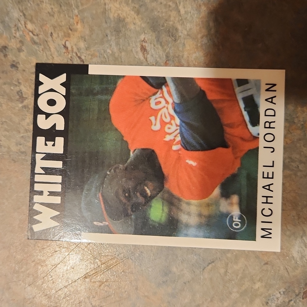 Michael Jordan Baseball Card